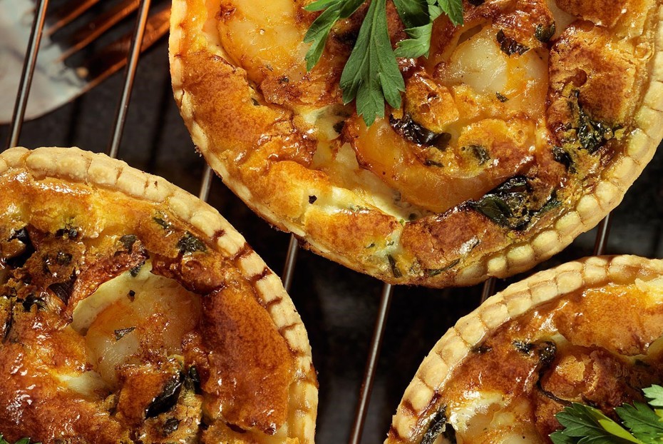 Фото рецепта Киш с креветками