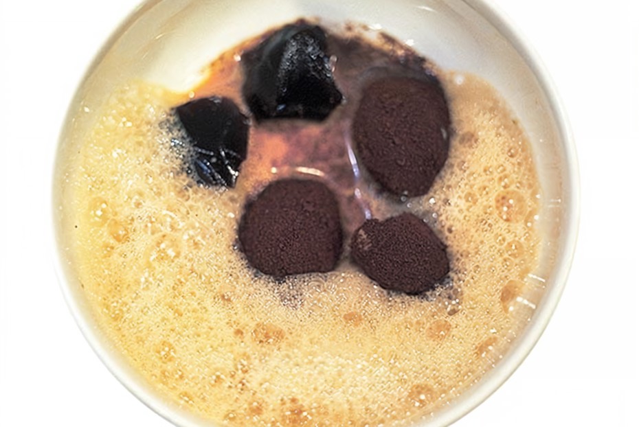 Фото рецепта Кофейная панна-котта с желе