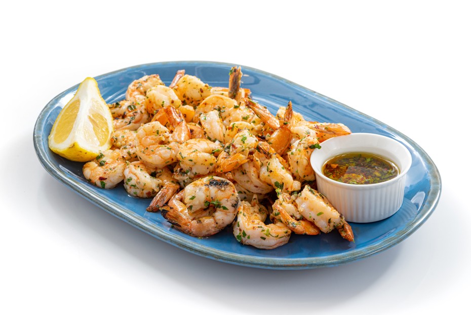 Фото рецепта Креветки на мангале