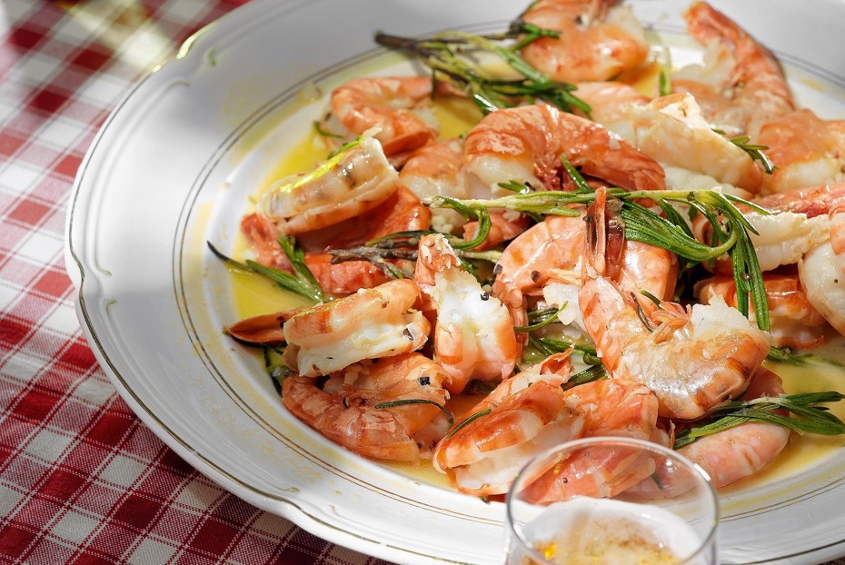 Фото рецепта Креветки в розмарине