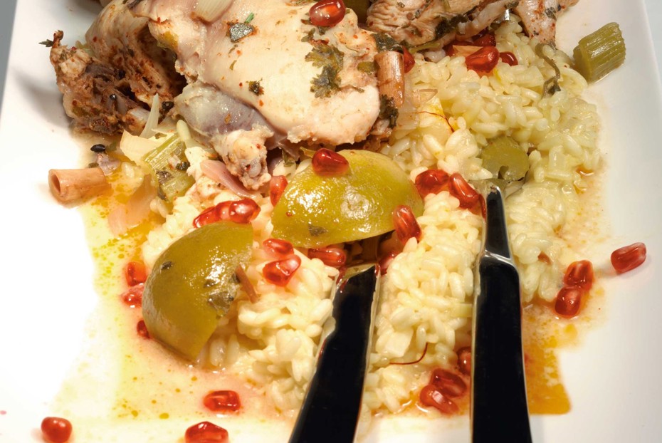 Фото рецепта Курица в белом вине в тайском стиле