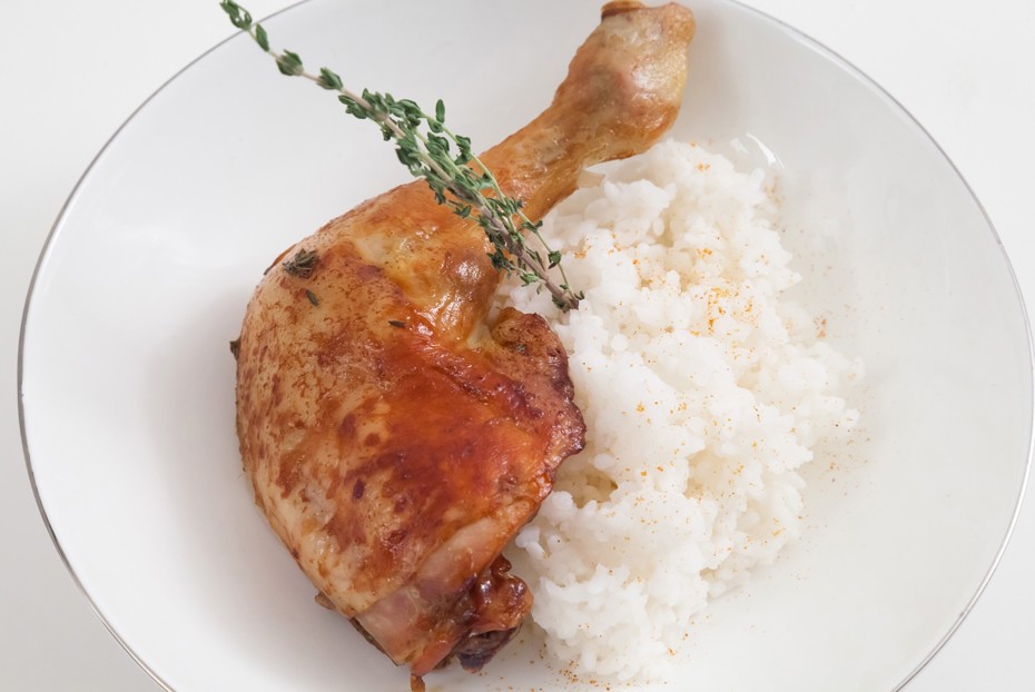 Фото рецепта Куриные окорочка в кленовом сиропе