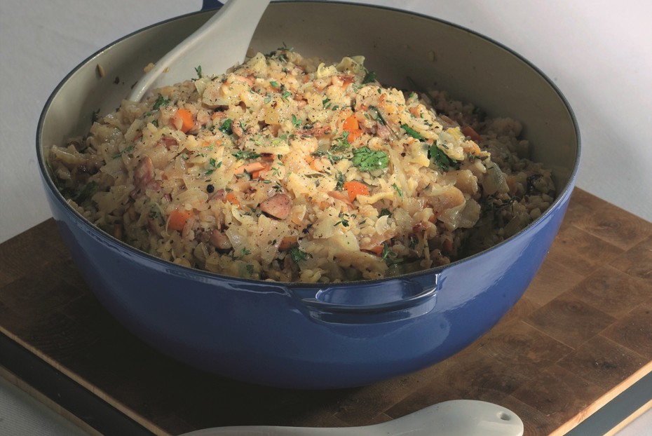 Фото рецепта Ленивые голубцы с курицей