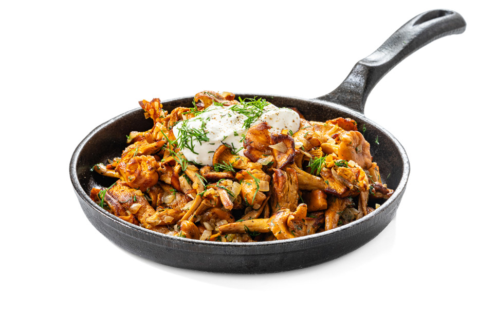 Фото рецепта Лисички на сковороде