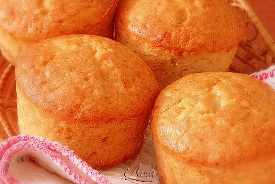 Фото рецепта Маффины на топленом молоке