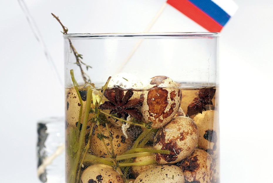 Фото рецепта Маринованные перепелиные яйца