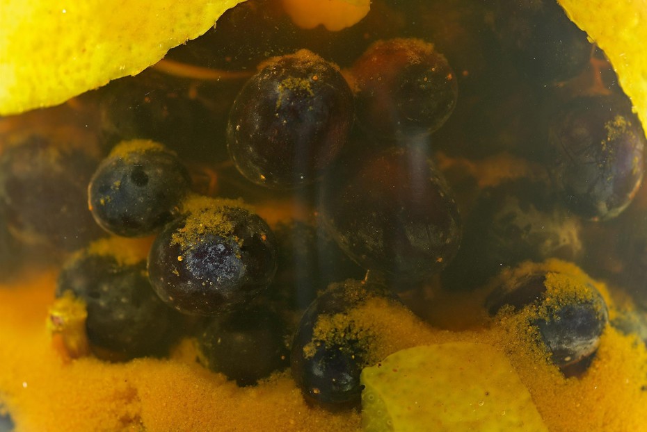 Фото рецепта Моченый виноград по-кубански