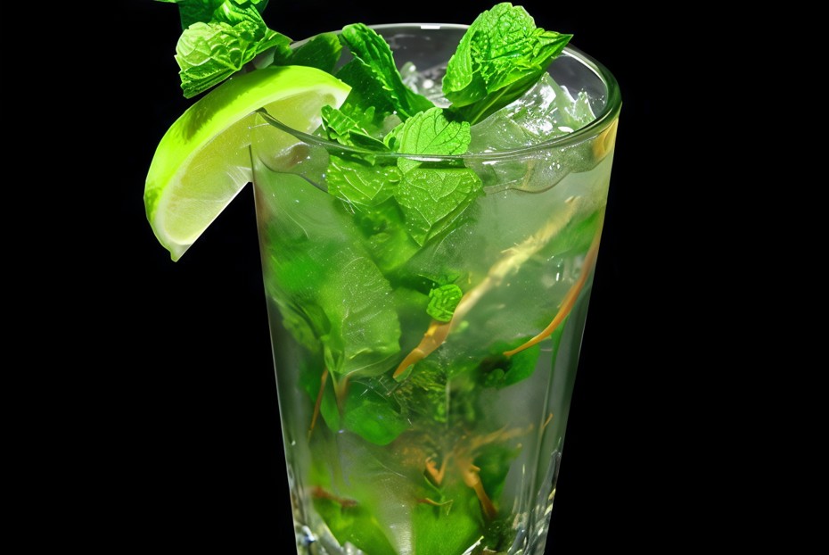 Фото рецепта Мохито с яблочным соком