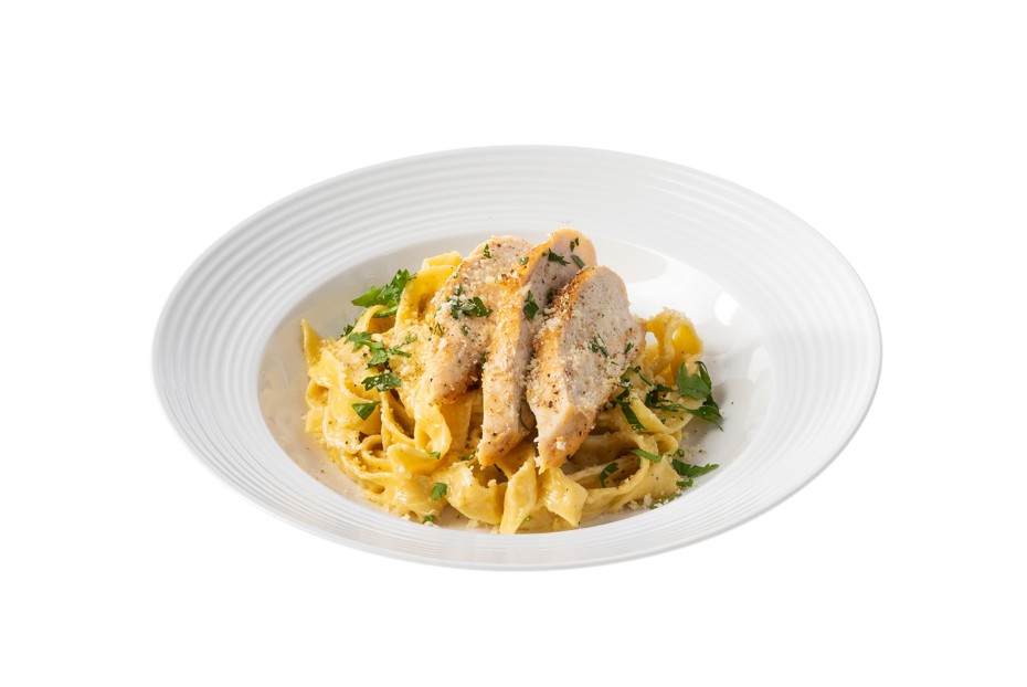 Фото рецепта Паста альфредо с курицей