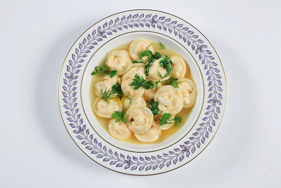 Фото рецепта Пельмени с лососем и судаком