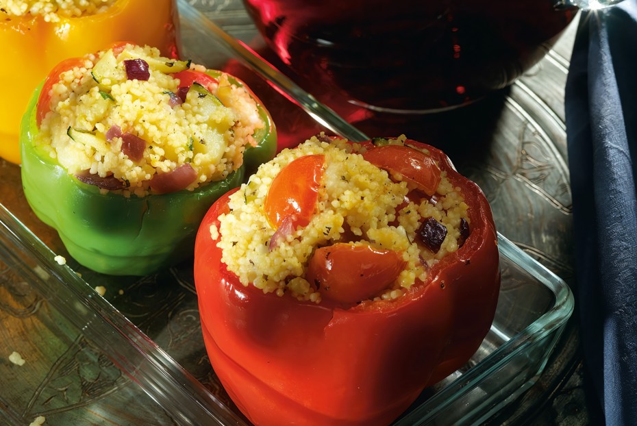Фото рецепта Перцы фаршированные кускусом
