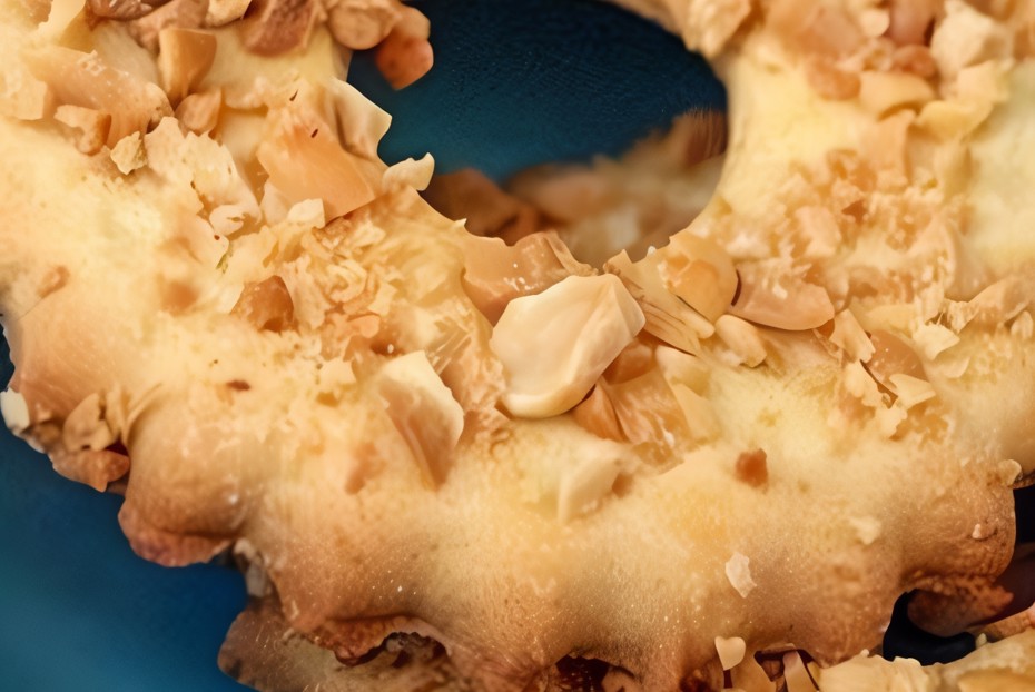 Фото рецепта Песочные кольца с арахисом