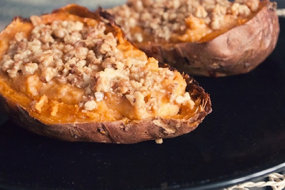 Фото рецепта Пюре из батата с коричневым сахаром и шерри