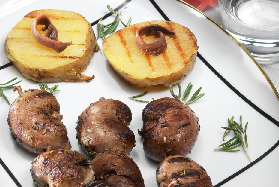 Фото рецепта Почки ягнят на гриле