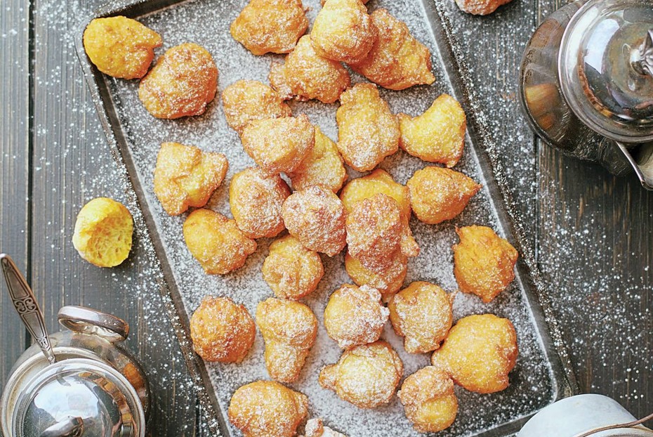 Фото рецепта Пончики из тыквы