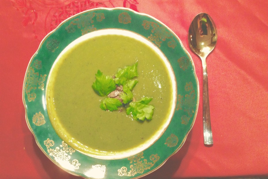 Фото рецепта Постный суп-пюре из брокколи