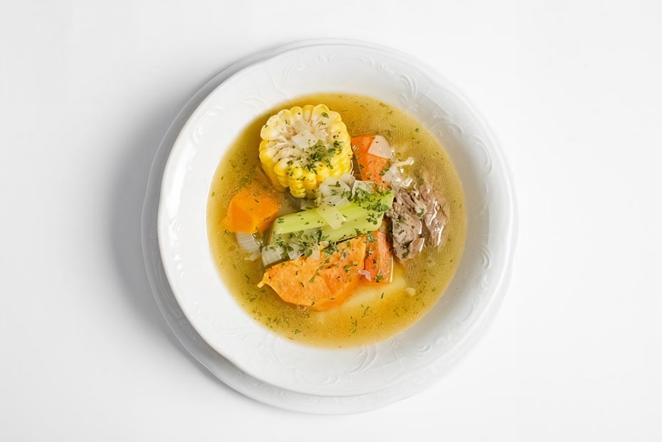 Фото рецепта Суп с овощами пучеро