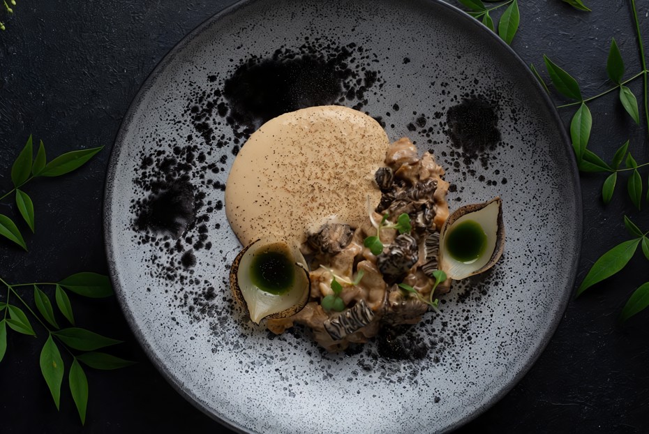 Фото рецепта Рапан со сморчками