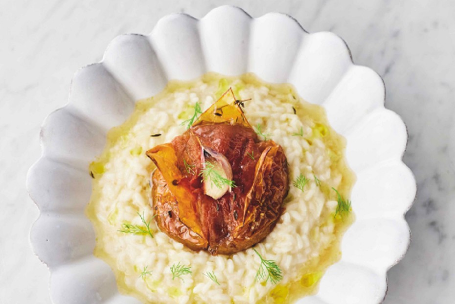 Фото рецепта Ризотто с запеченными томатами