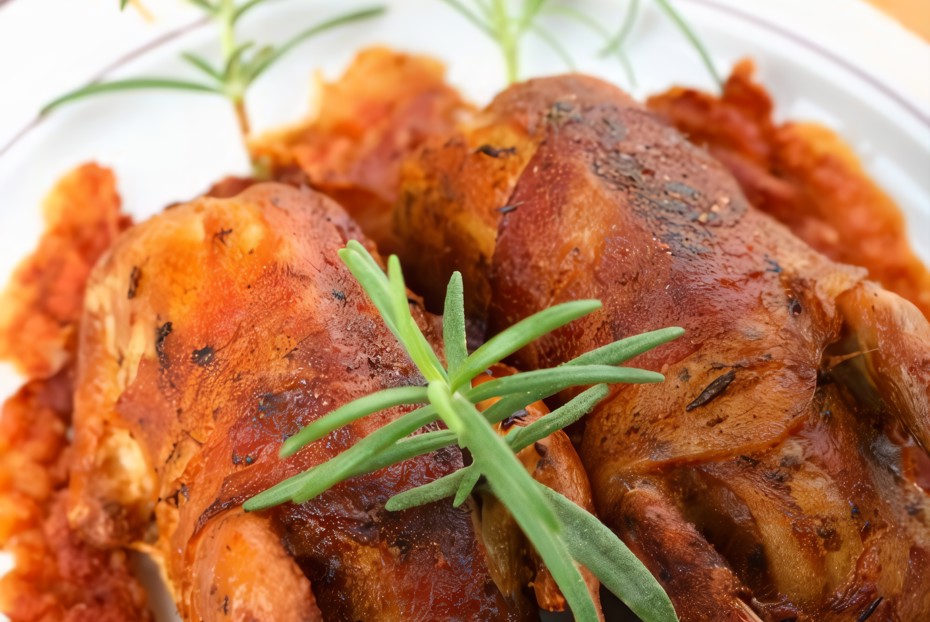 Фото рецепта Рябчик, куропатка, тетерев жареные