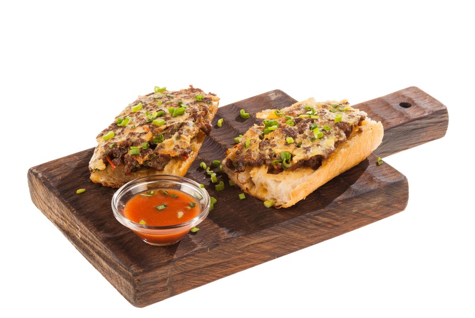 Фото рецепта Сэндвич с мясом роти-джон