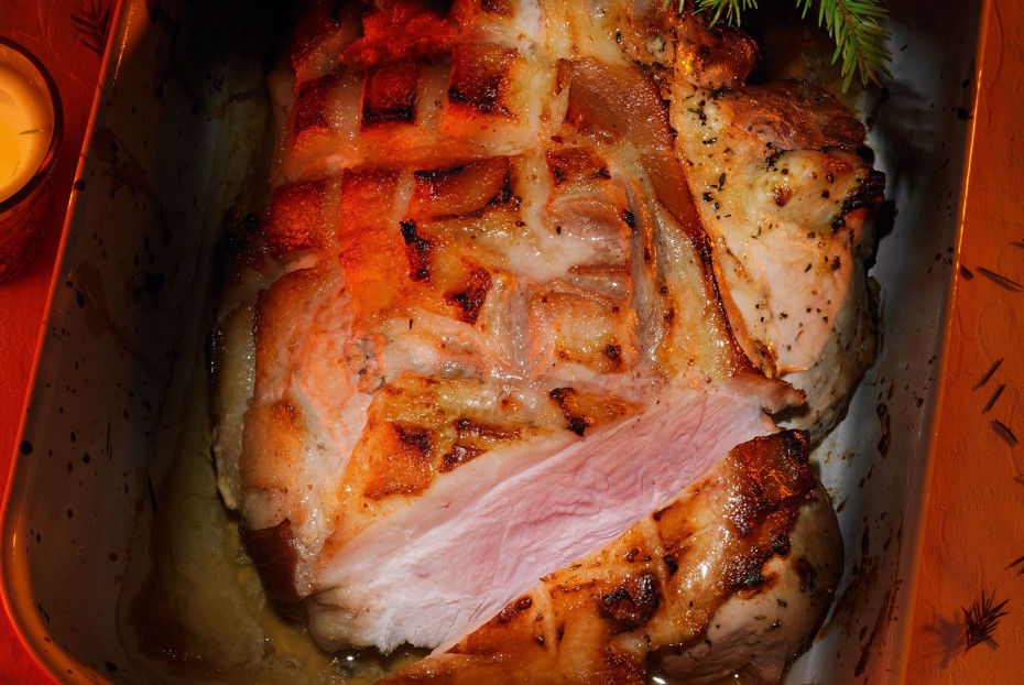 Фото рецепта Рождественская ветчина с медом