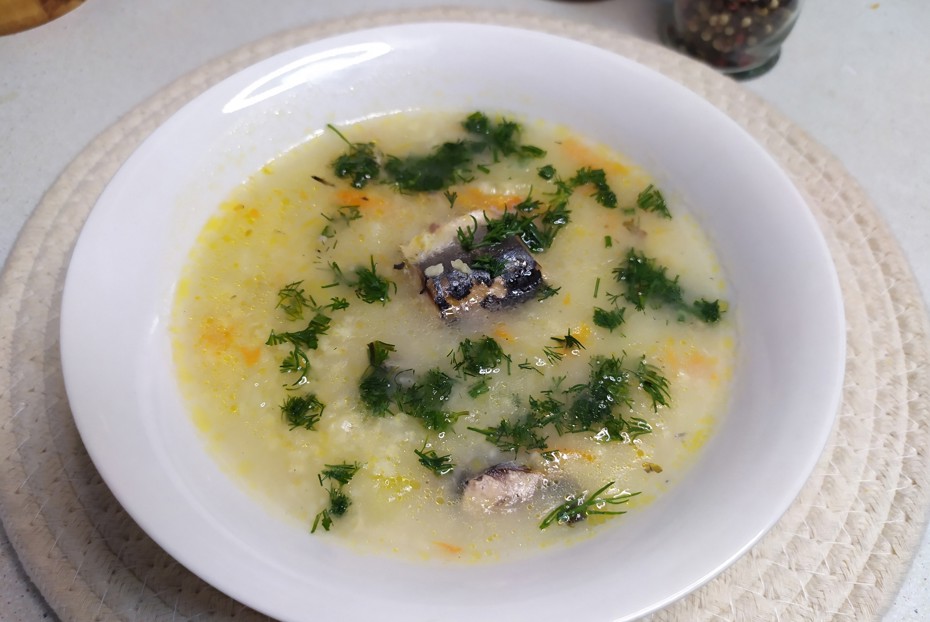 Фото рецепта Рыбный суп с пшеном