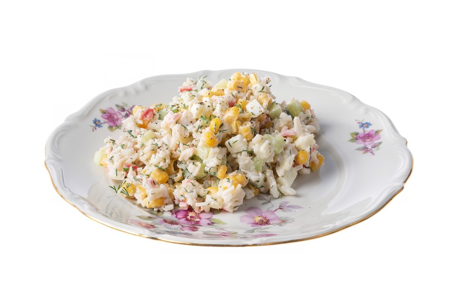 Фото рецепта Салат из крабовых палочек