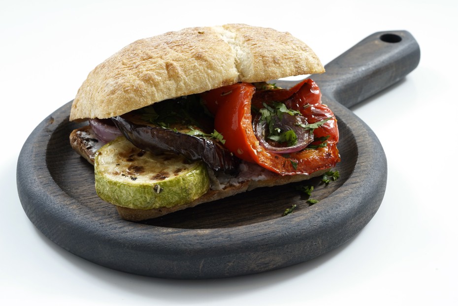 Фото рецепта Сэндвич с овощами гриль