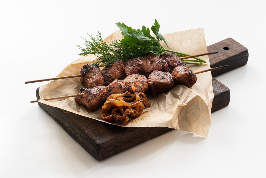 Фото рецепта Шашлык из свинины в духовке