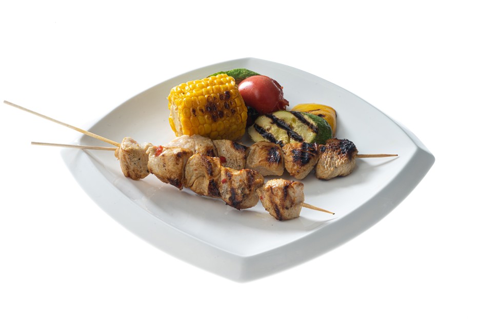 Фото рецепта Шашлыки из маринованной грудки индейки