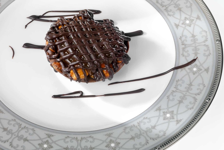 Фото рецепта Шоколадная корзинка