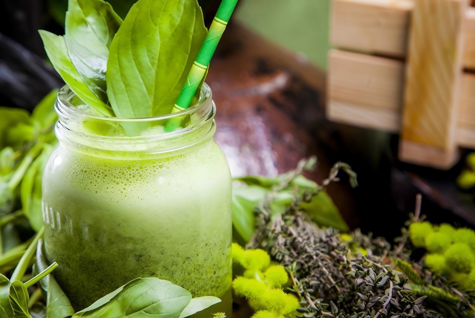 Фото рецепта Смузи «Шпинат с калписом»