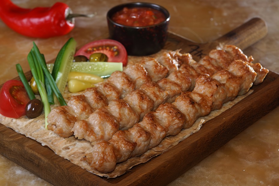 Фото рецепта Сочный кебаб из курицы