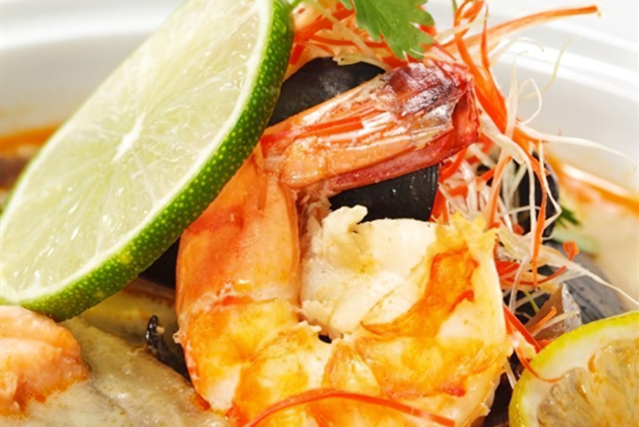 Фото рецепта Солянка с креветками