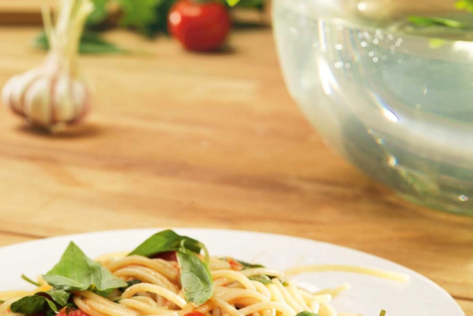 Фото рецепта Спагетти аль крудо