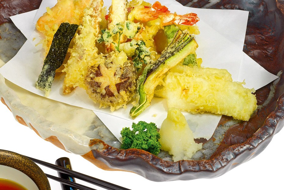 Фото рецепта Темпура из овощей и морепродуктов