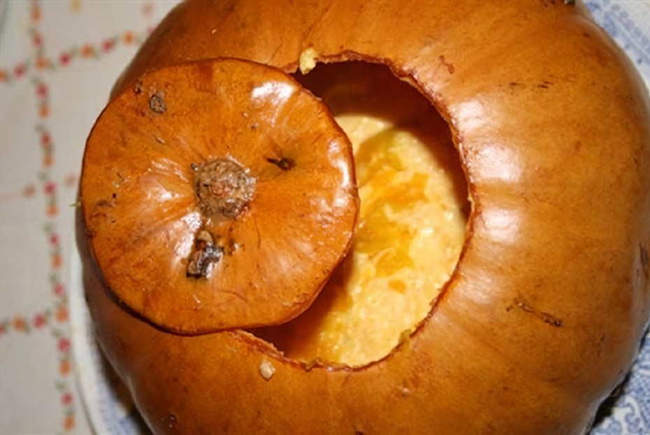 Фото рецепта Тыква, запеченная с сыром