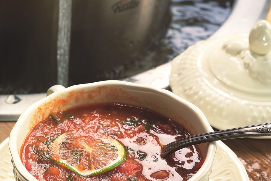 Фото рецепта Томатный магрибский суп