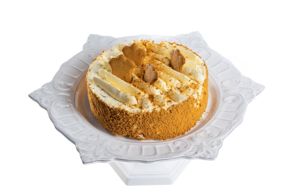 Фото рецепта Торт с имбирным печеньем