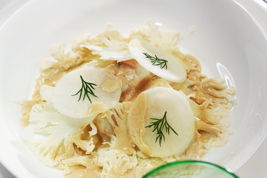 Фото рецепта Треска с цветной капустой