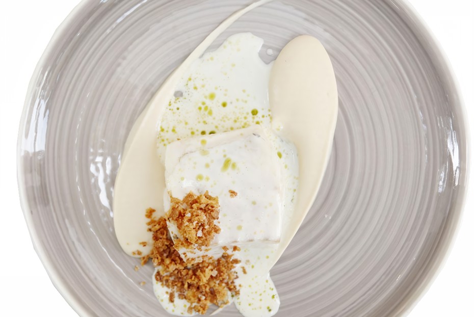 Фото рецепта Треска с кремом из сельдерея