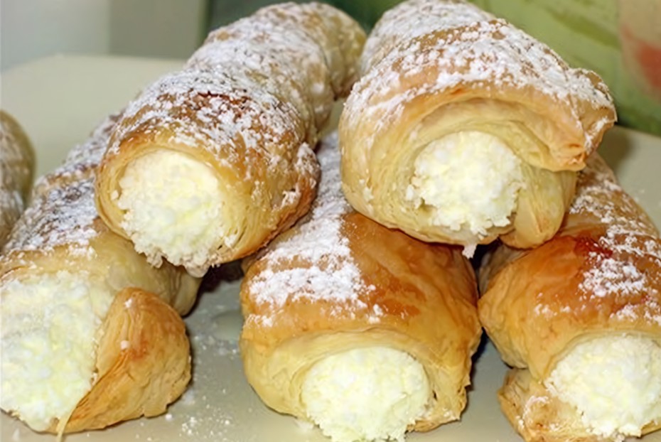 Фото рецепта Трубочки с кремом