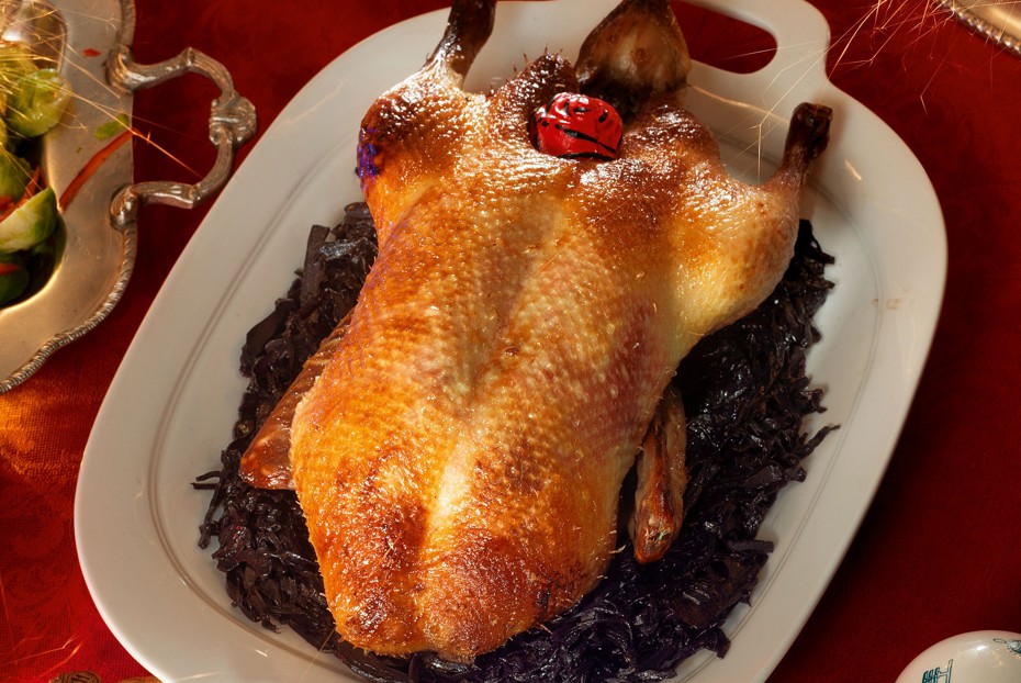 Фото рецепта Утка с красной капустой