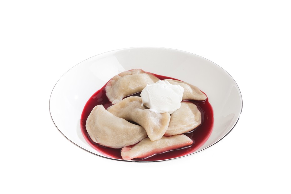 Фото рецепта Вареники с вишней Лары Кацовой