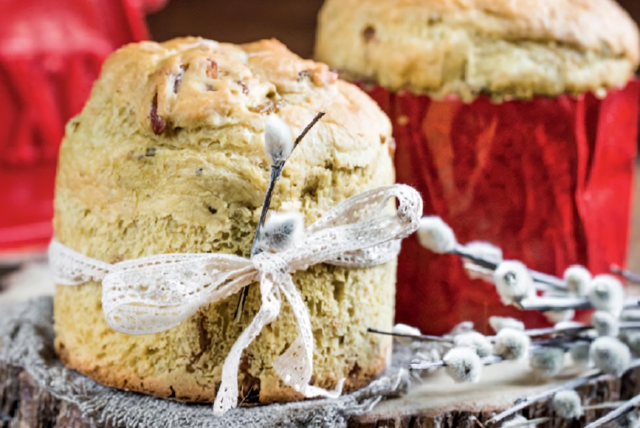 Фото рецепта Веганский пасхальный кулич