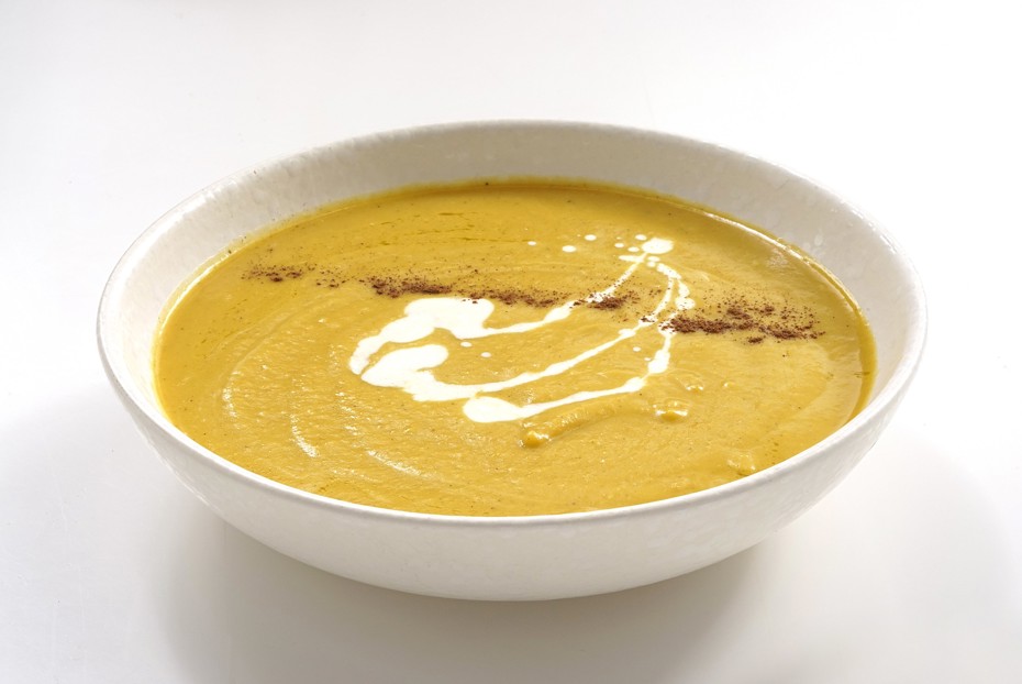 Фото рецепта Веганский тыквенный суп-пюре