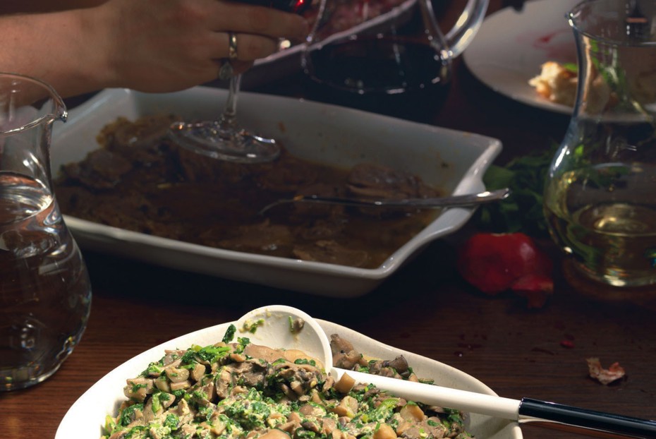 Фото рецепта Вешенки по-кахетински