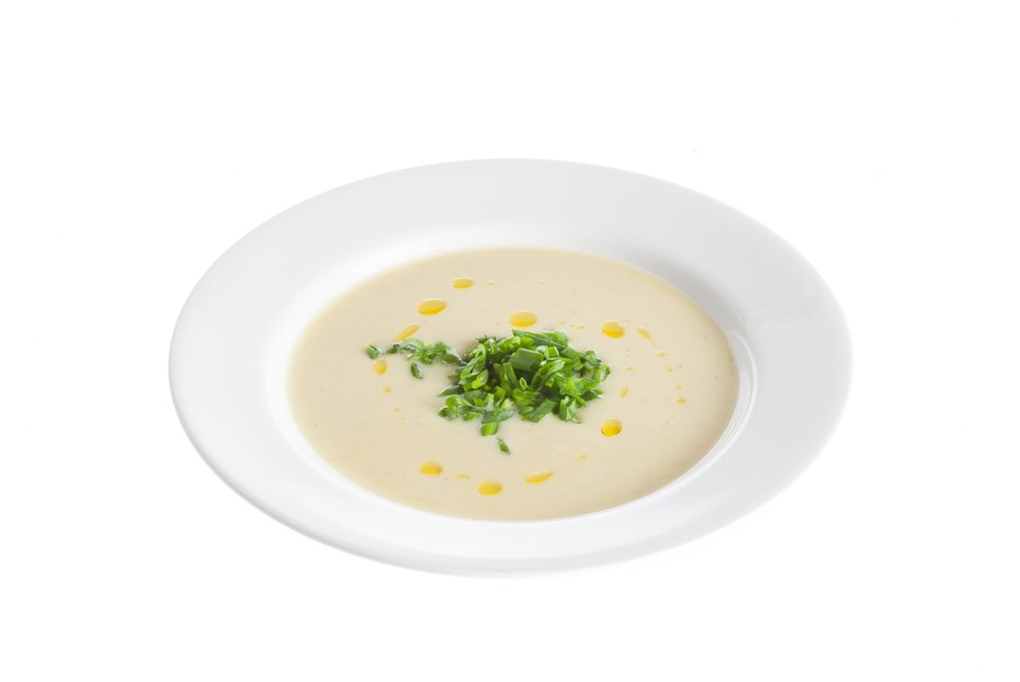 Фото рецепта Крем-суп из порея вишисуаз