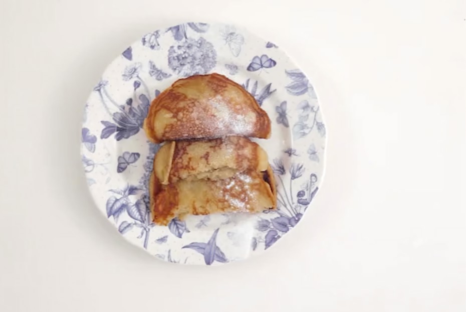 Фото рецепта Яблочные оладьи